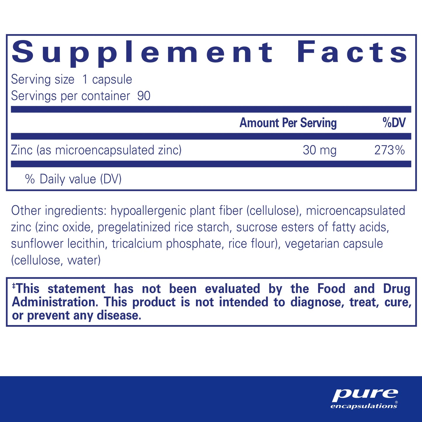 UltraZin Zinc - 90 capsules