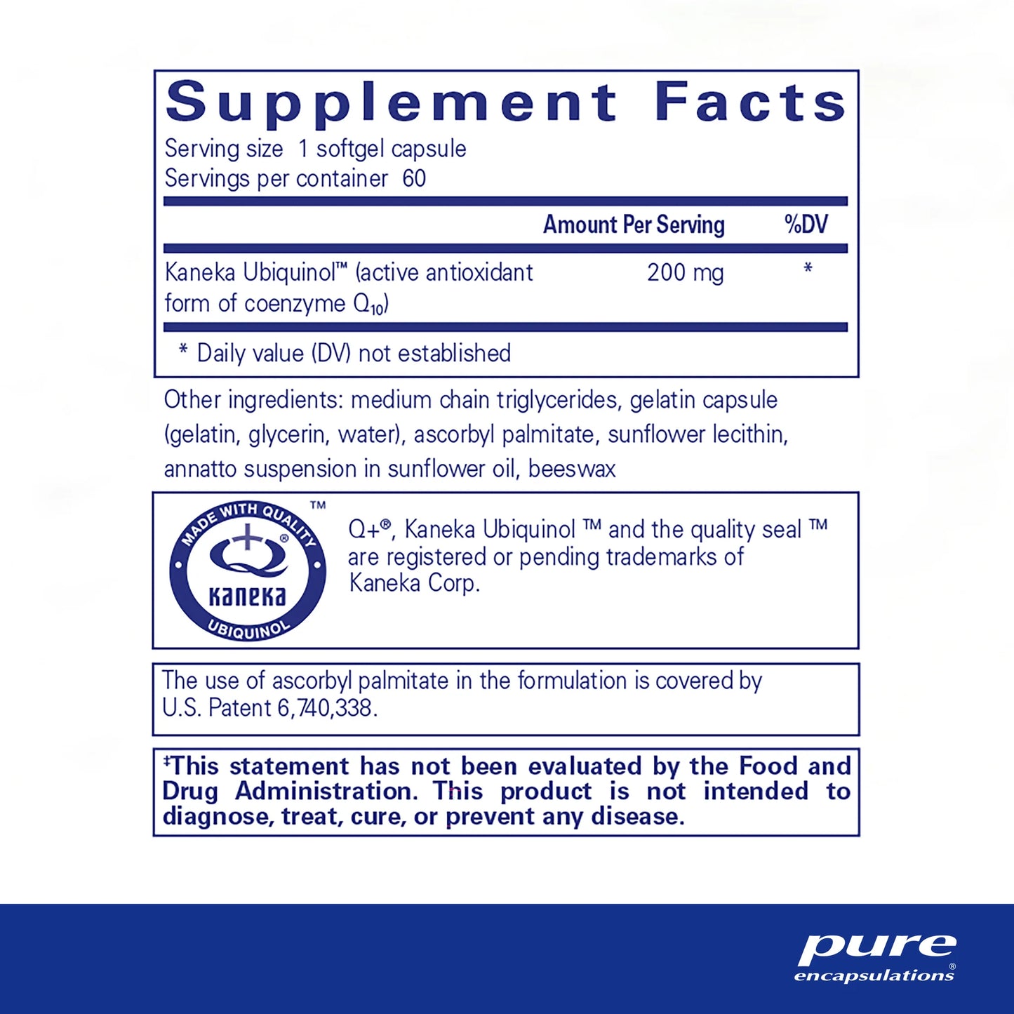 Ubiquinol-QH 200 mg