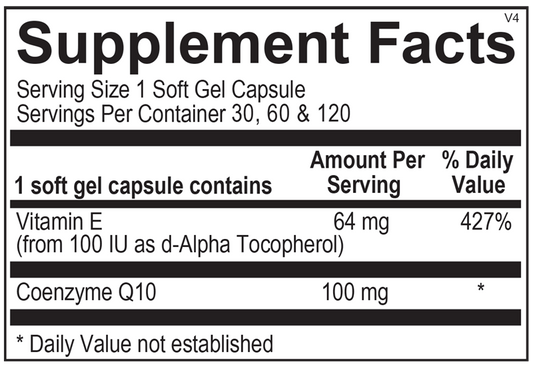 CoQ-10 supplement facts