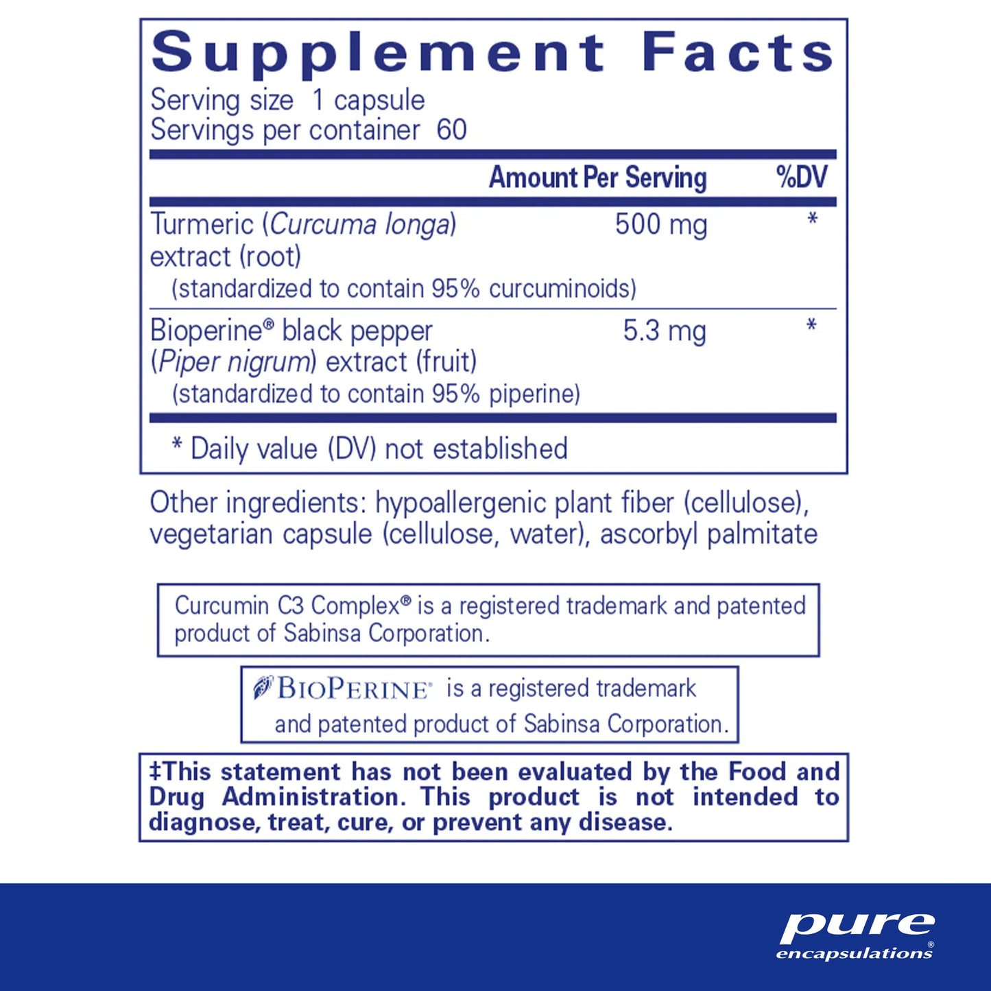 Curcumin 500 with Bioperine®