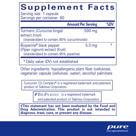 Curcumin 500 with Bioperine®