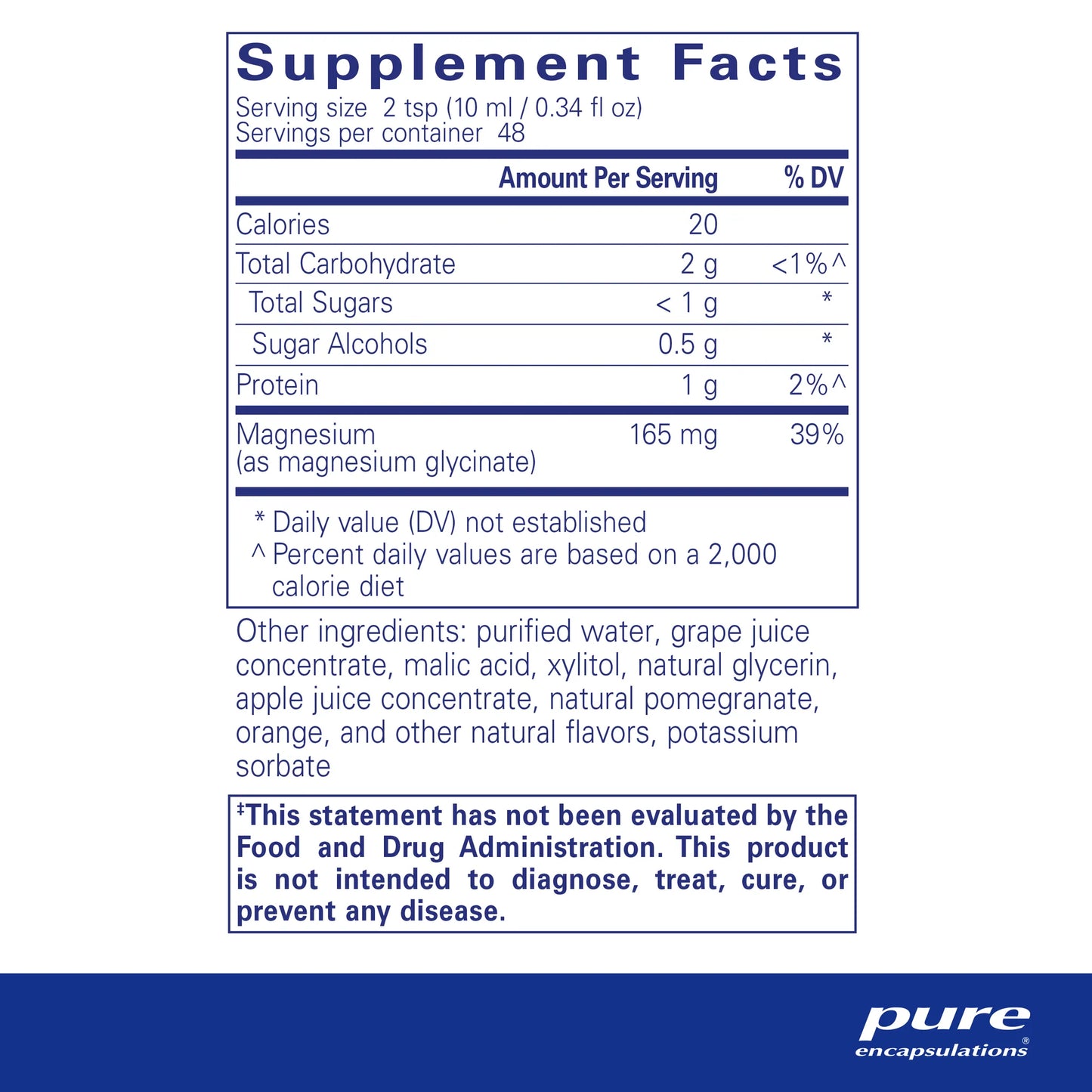 Magnesium Glycinate liquid - 480 ml (16.2 fl oz)