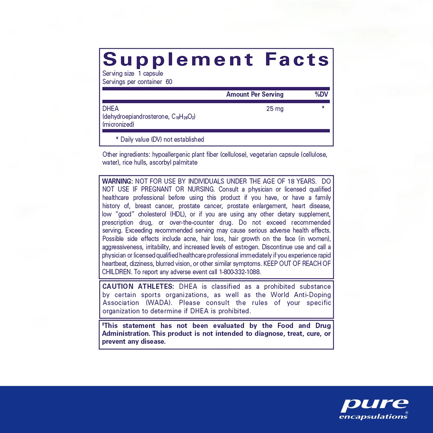 DHEA 25 mg