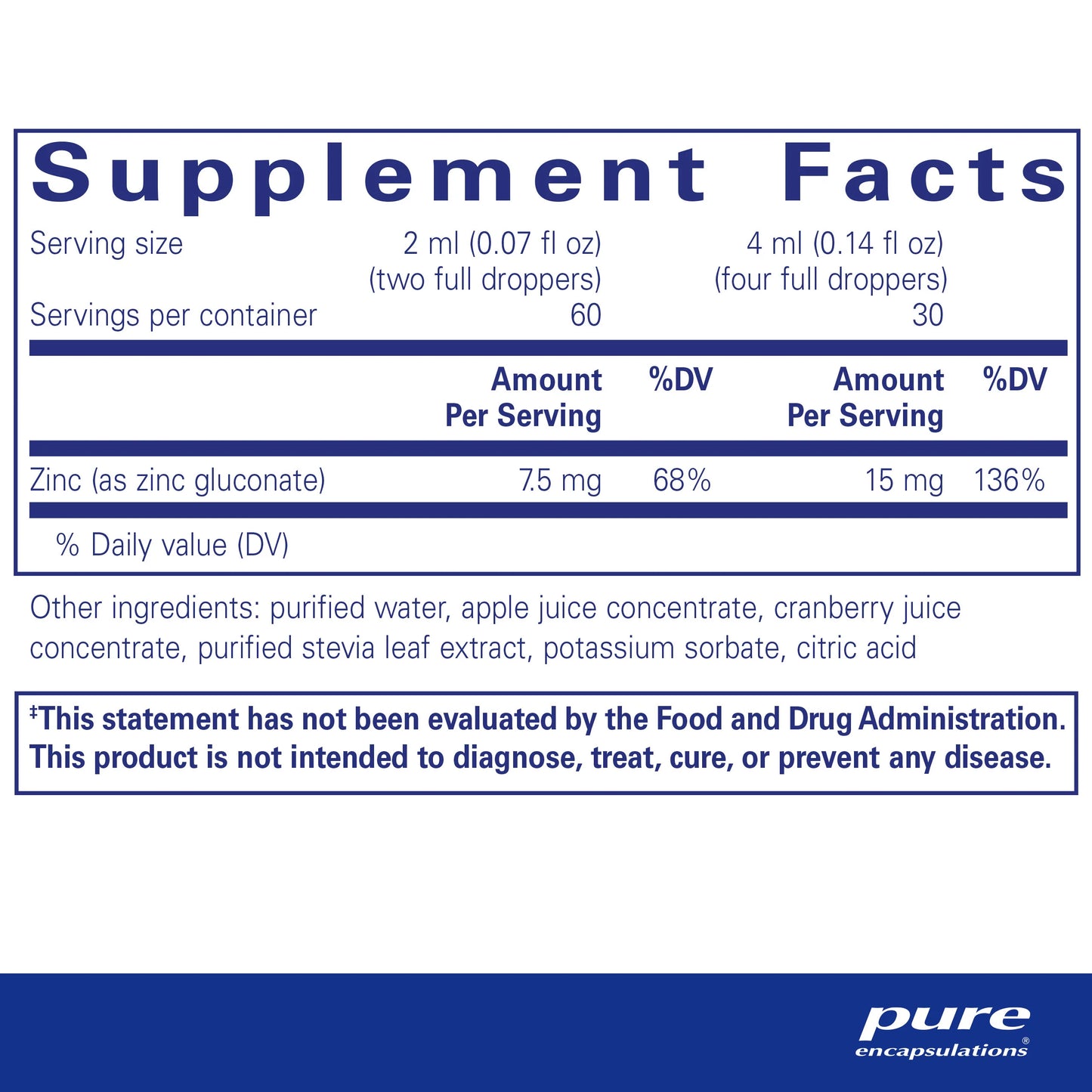Zinc Liquid 15 mg