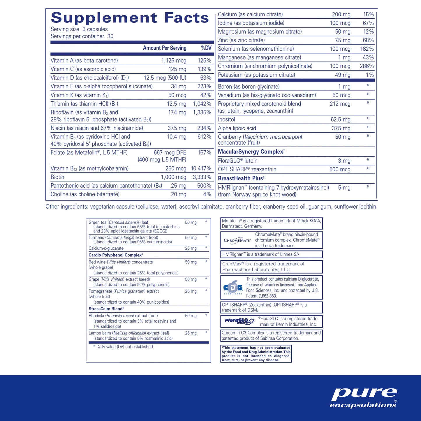 Women's Nutrients 40+
