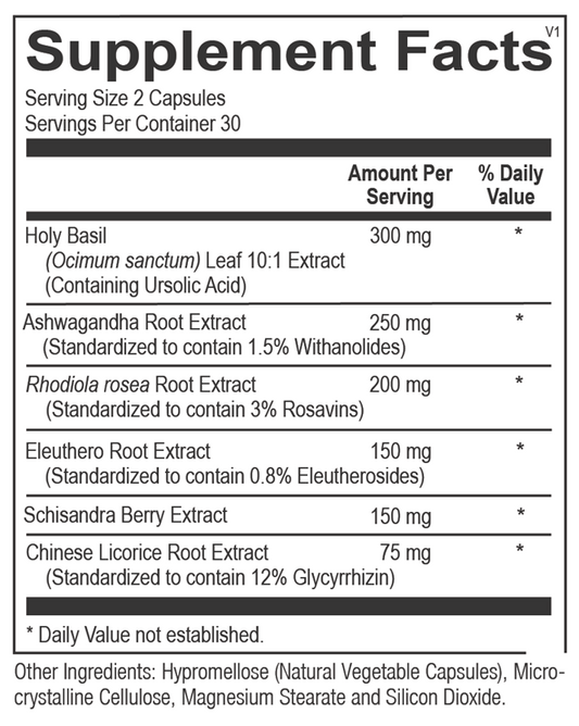 TruAdapt supplement facts