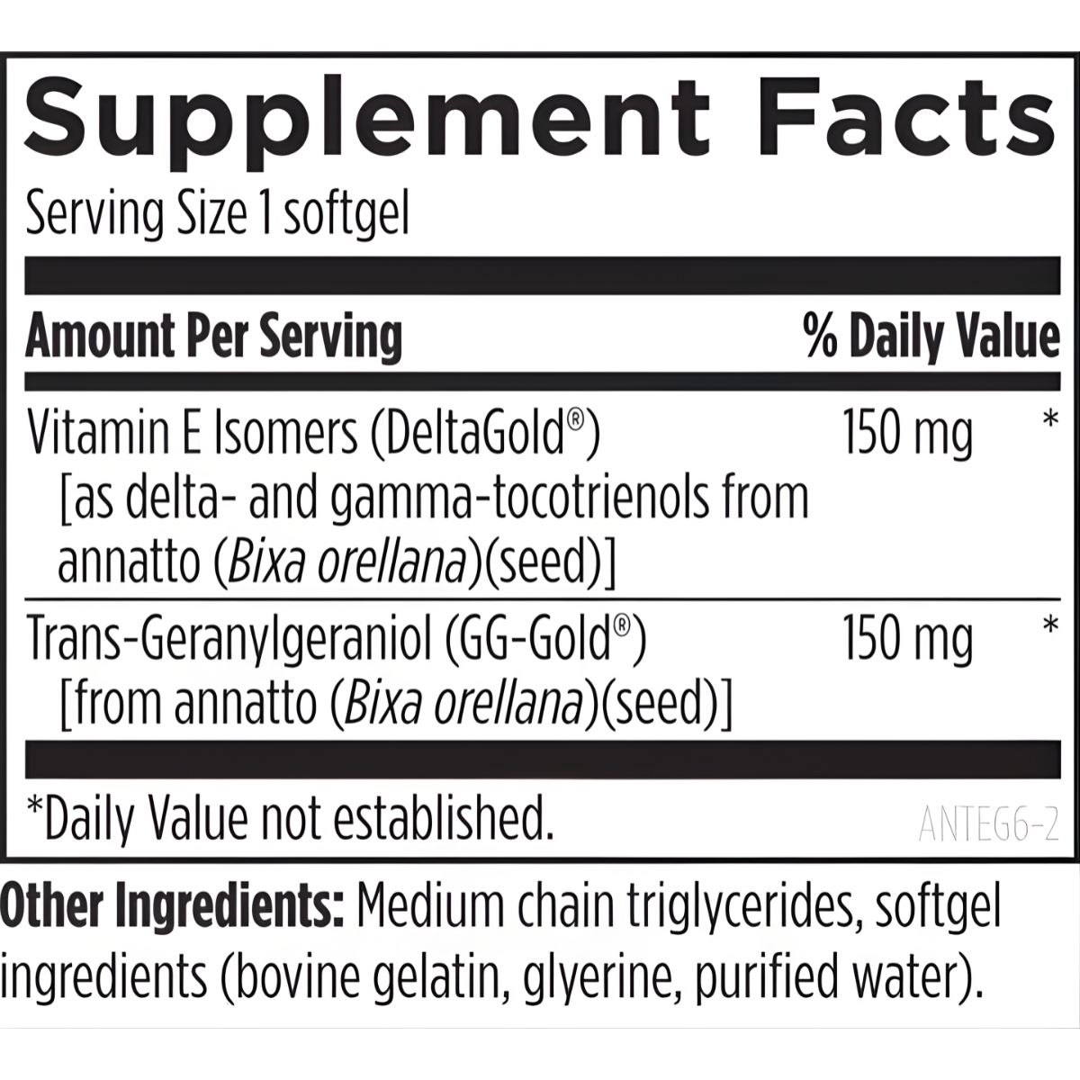 Annatto-E® GG - 60 Softgels
