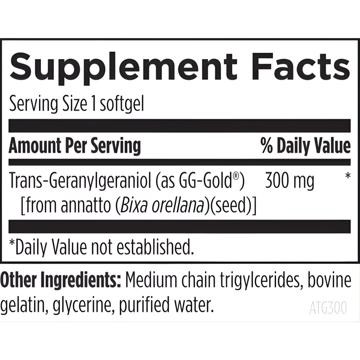 Annatto-GG™ 300 - 60 Softgels