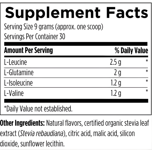 BCAA Powder - 270 g (9.5 oz) Orange Flavor