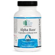 Alpha Base Capsules without Iron