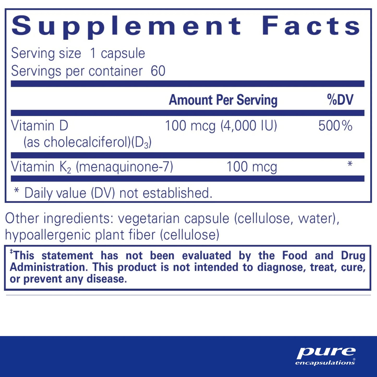 Vitamin D3 & K2