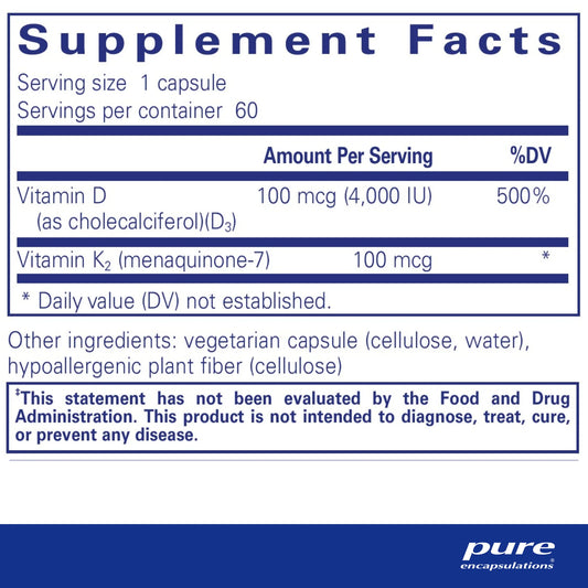 Vitamin D3 & K2