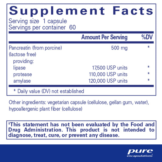 Pancreatic Enzyme Formula