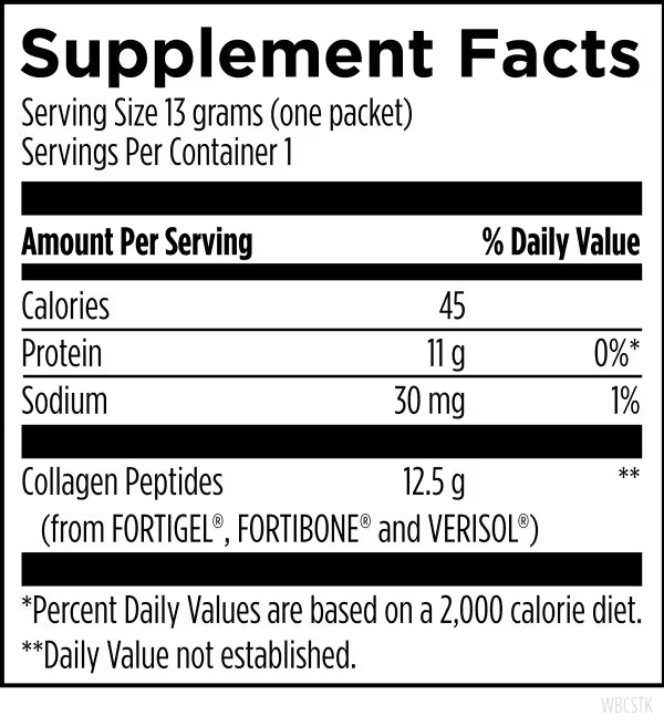 Whole Body Collagen® 10 single-use packets
