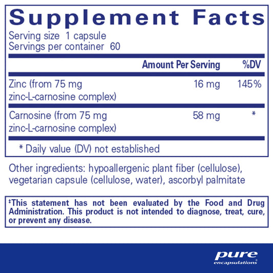 Peptic-Care (Zinc-L-Carnosine)