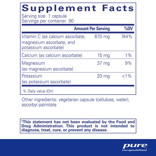 Buffered Ascorbic Acid capsules