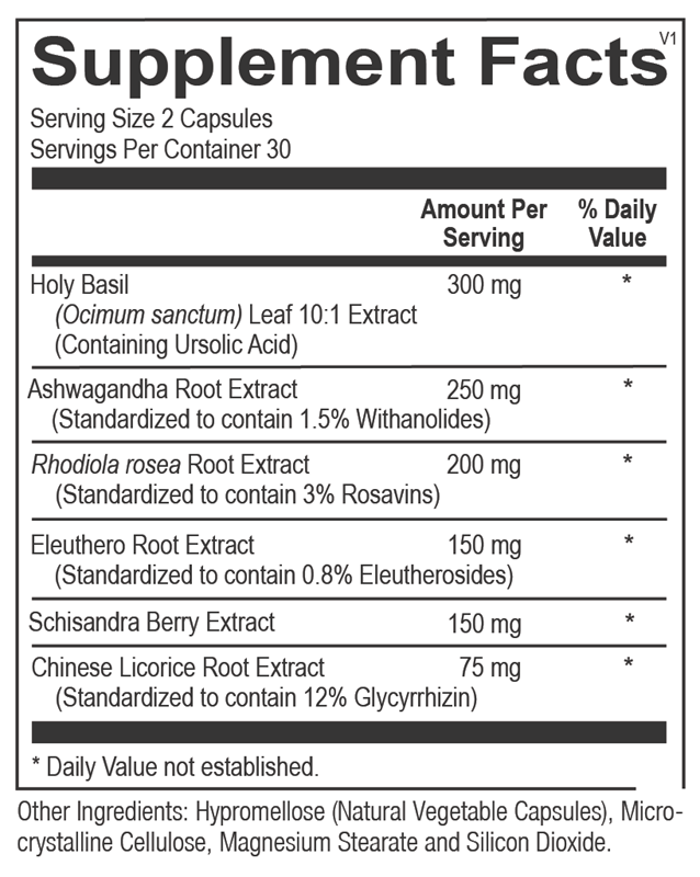 TruAdapt supplement facts