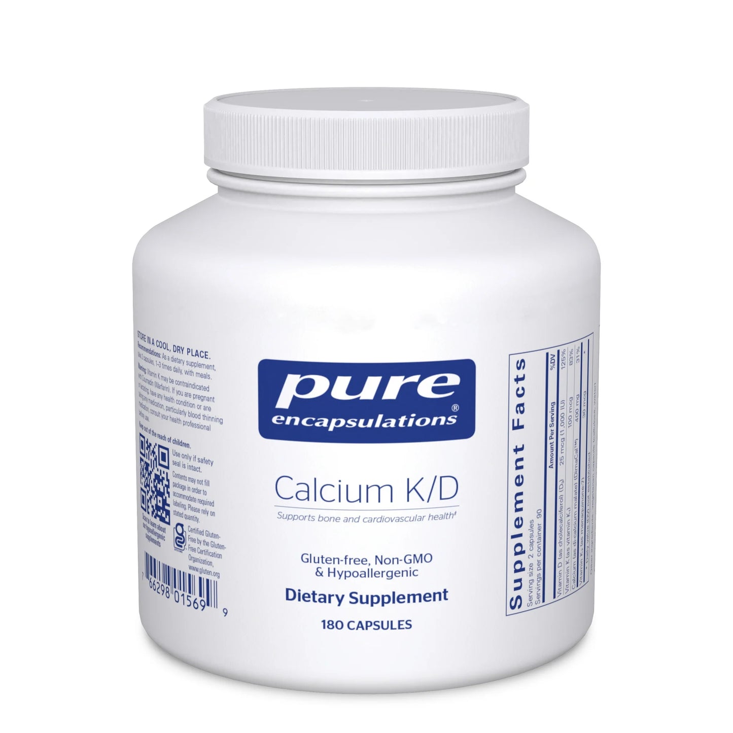 Calcium K/D - 180 capsules