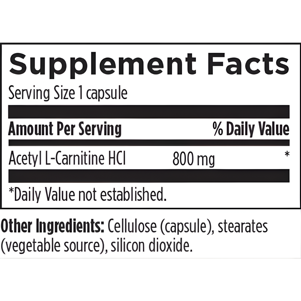 Acetyl L-Carnitine - 90 Capsules