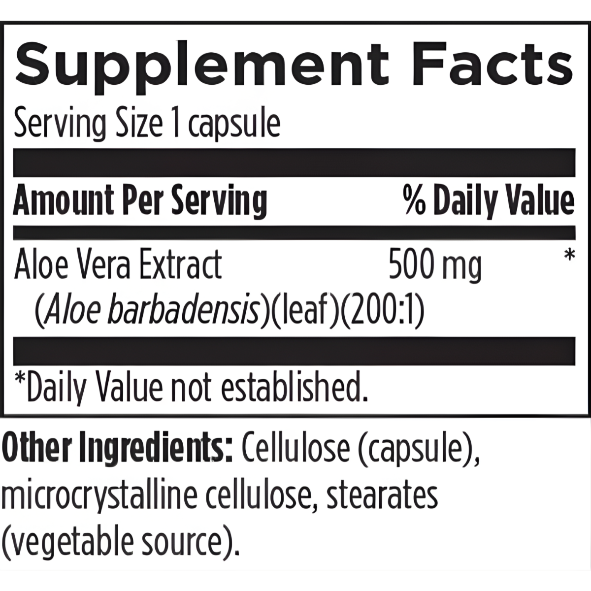 Aloe/200x™ - 60 Capsules