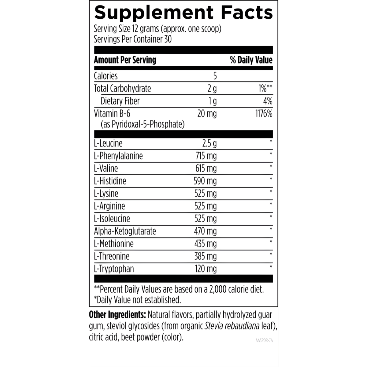 Amino Acid Supreme™ - 360g (12.7) powder FRUIT PUNCH