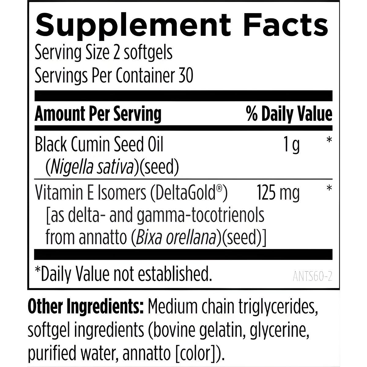 Annatto-E® Synergy - 60 Softgels