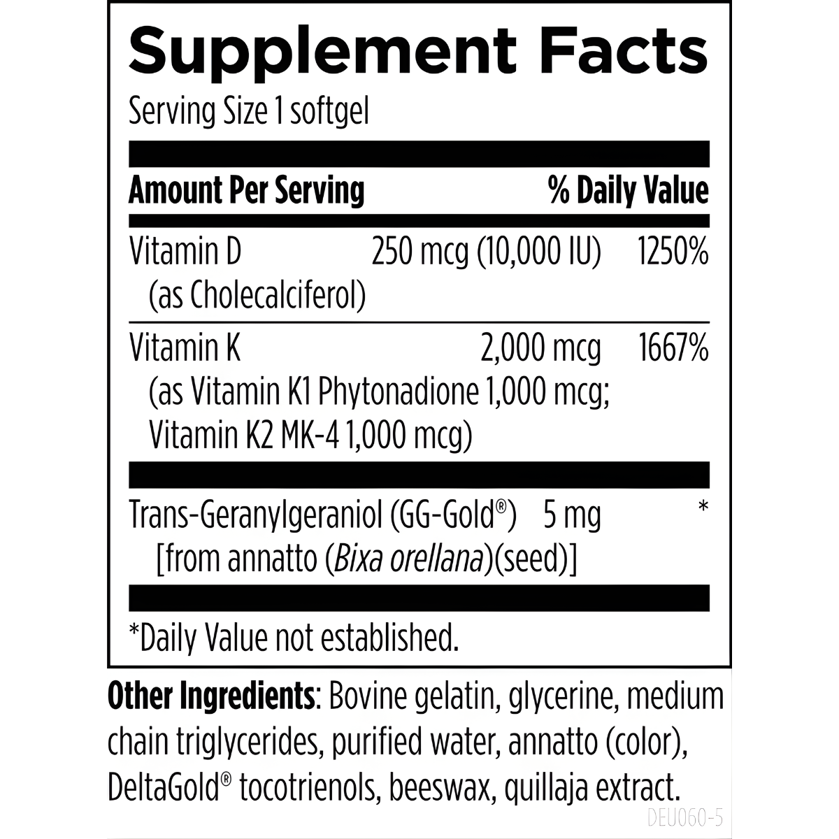 Vitamin D-Evail™ 10K - 60 Softgels