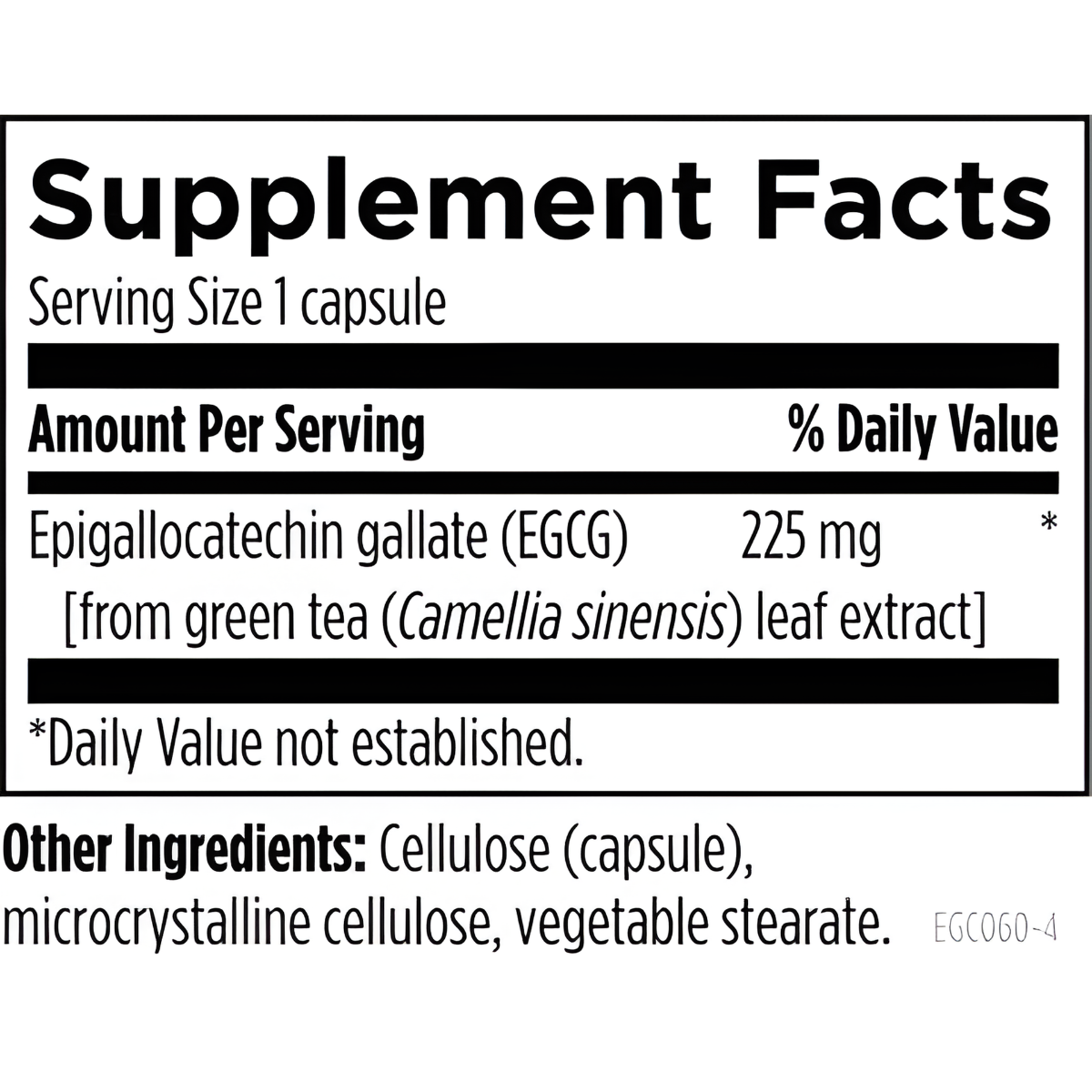 EGCg - 60 Capsules