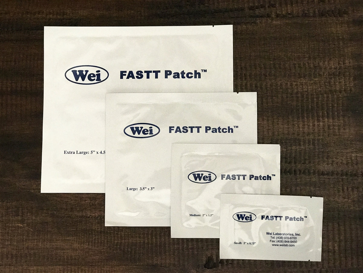 Wei Laboratories FASTT Patch topical herbal patch, multiple sizes