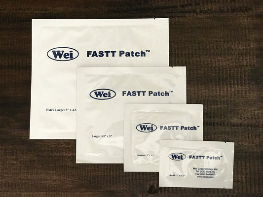 Wei Laboratories FASTT Patch topical herbal patch, multiple sizes