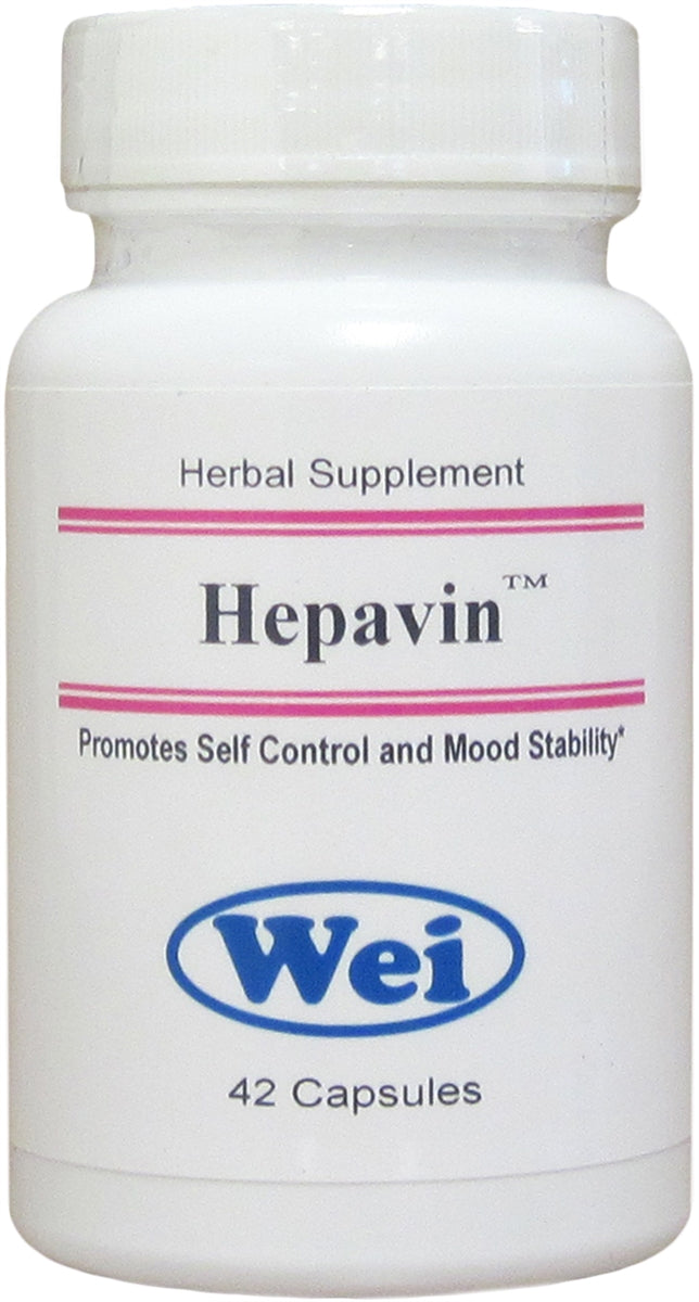 Wei Laboratories Hepavin herbal supplement, 42 capsules