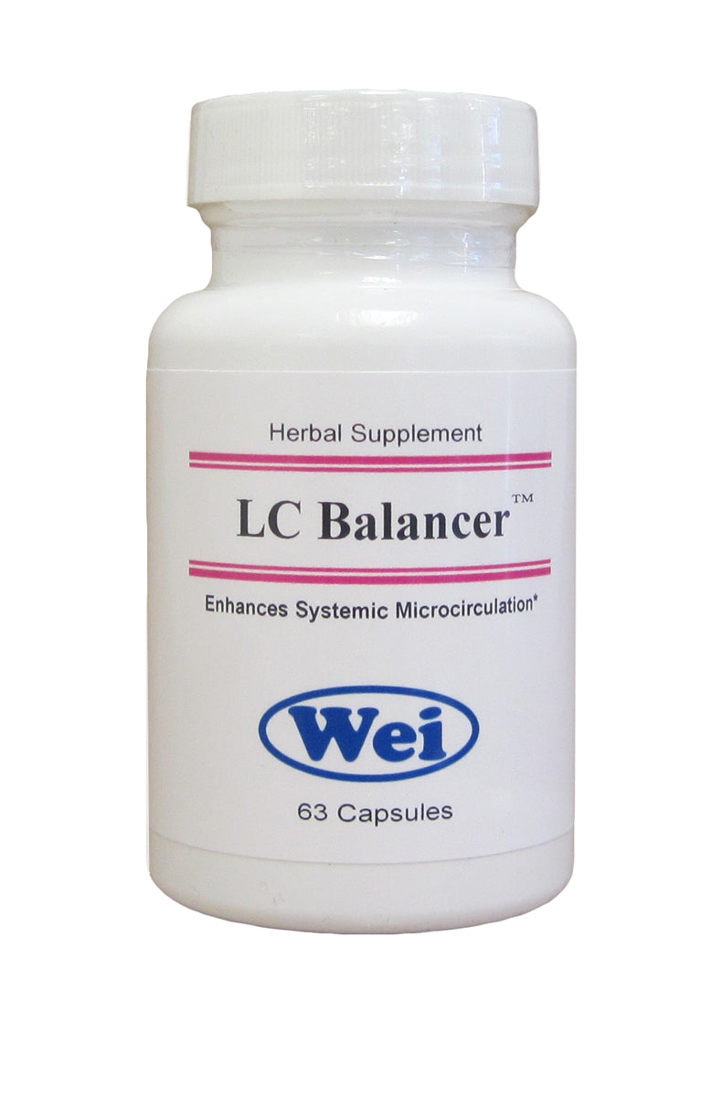 Wei Laboratories LC Balancer herbal supplement, 21 capsules