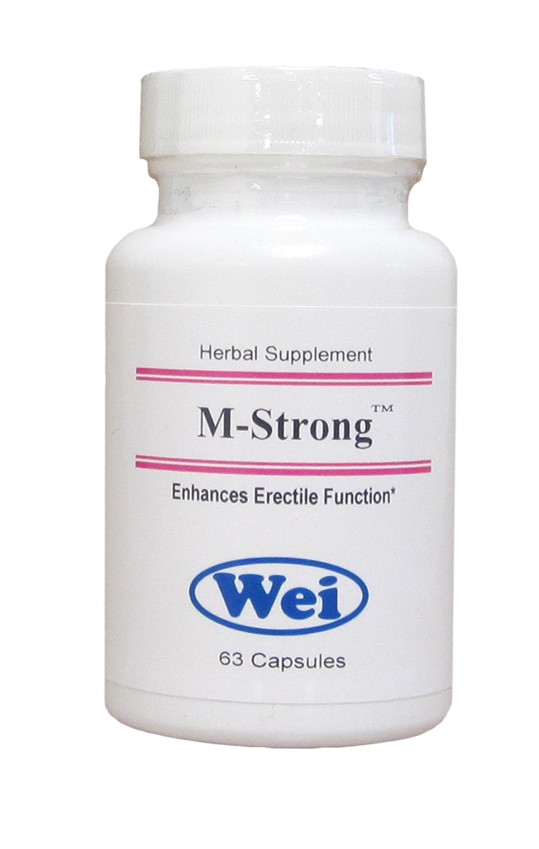 Wei Laboratories M-Strong herbal supplement, 63 capsules