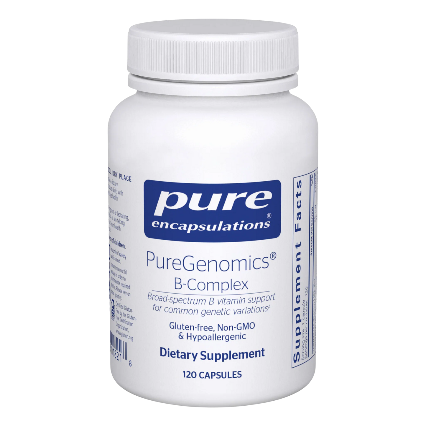 PureGenomics® B-Complex - 120 capsules