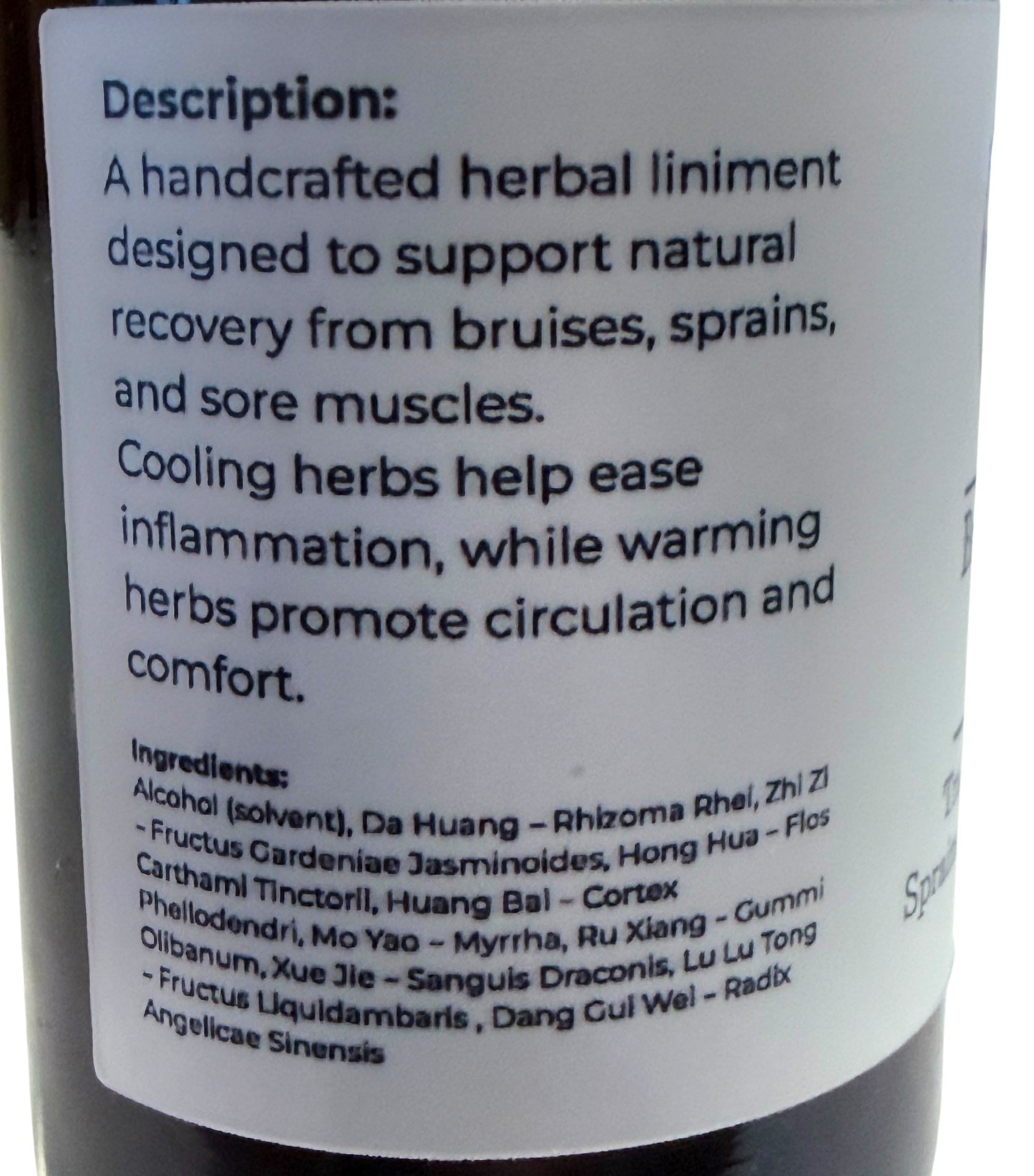 Pure Integrative Bruise & Recovery Liniment - 2oz