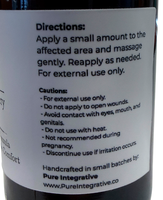 Pure Integrative Bruise & Recovery Liniment - 2oz