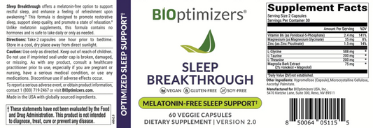 Sleep Breakthrough - 60 Capsules
