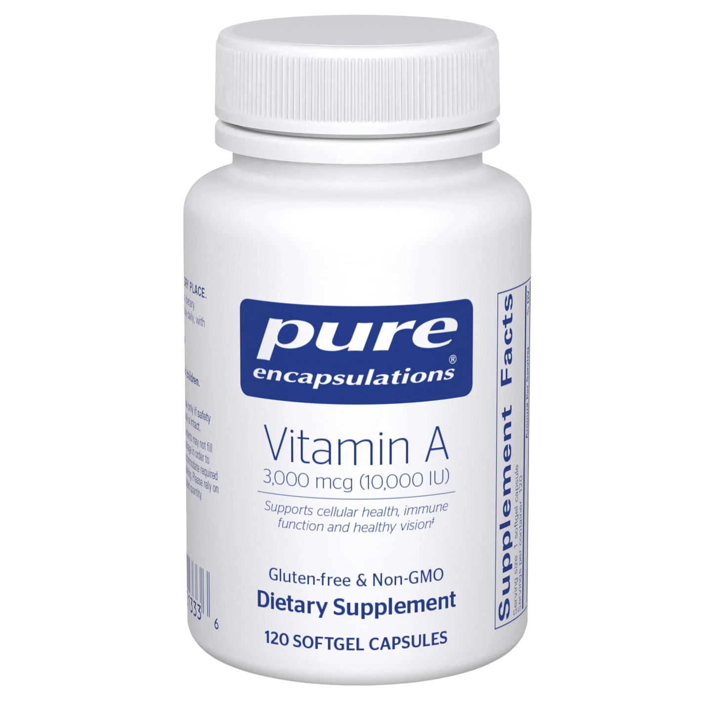 Vitamin A 3,000mcg (10,000IU)- 120 softgel capsules
