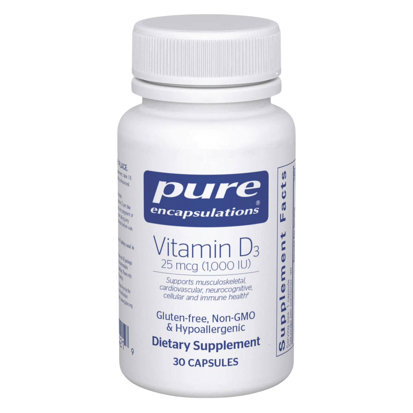 Vitamin D3 25 mcg (1,000 IU)