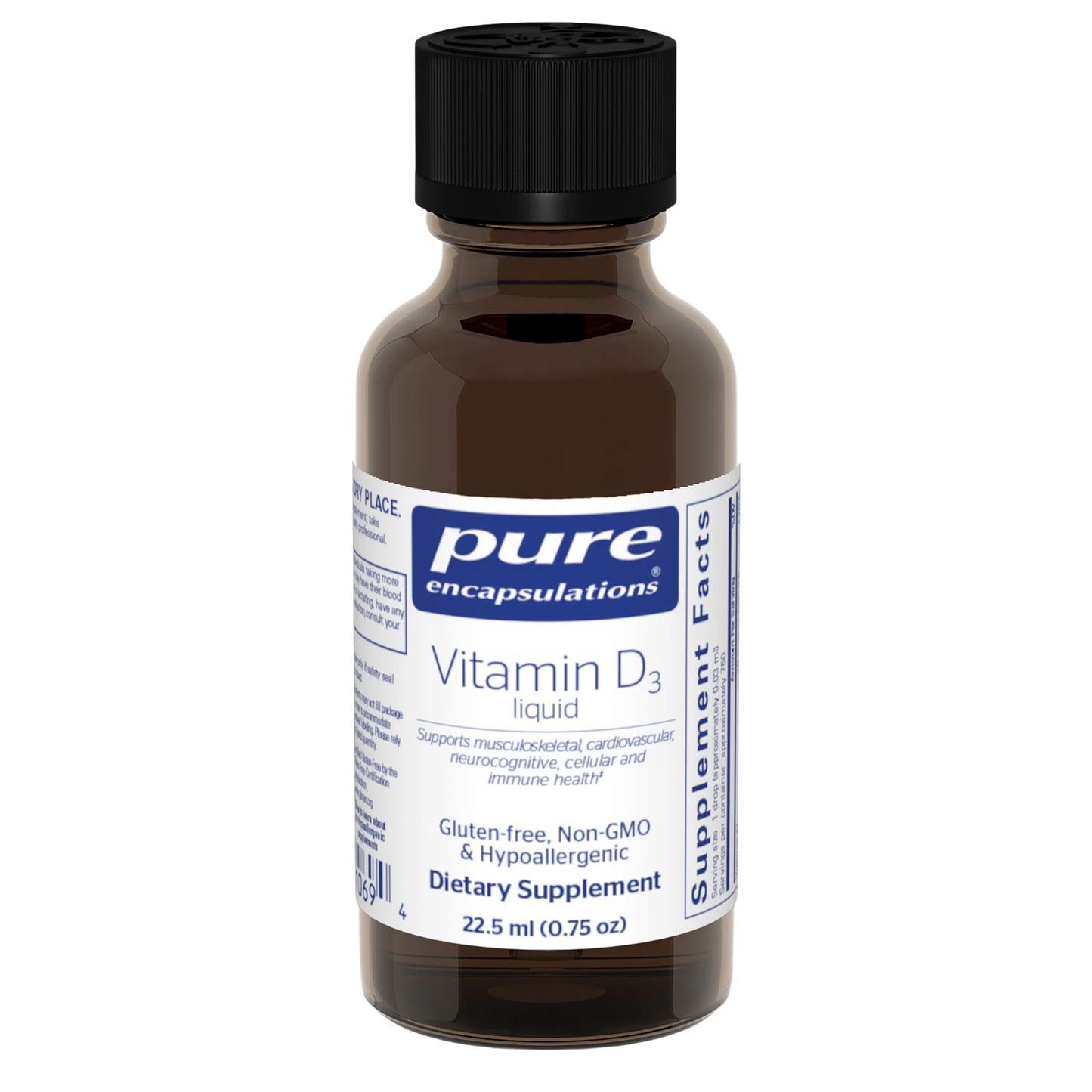 Vitamin D3 liquid  - 22.5 ml (0.75 oz)