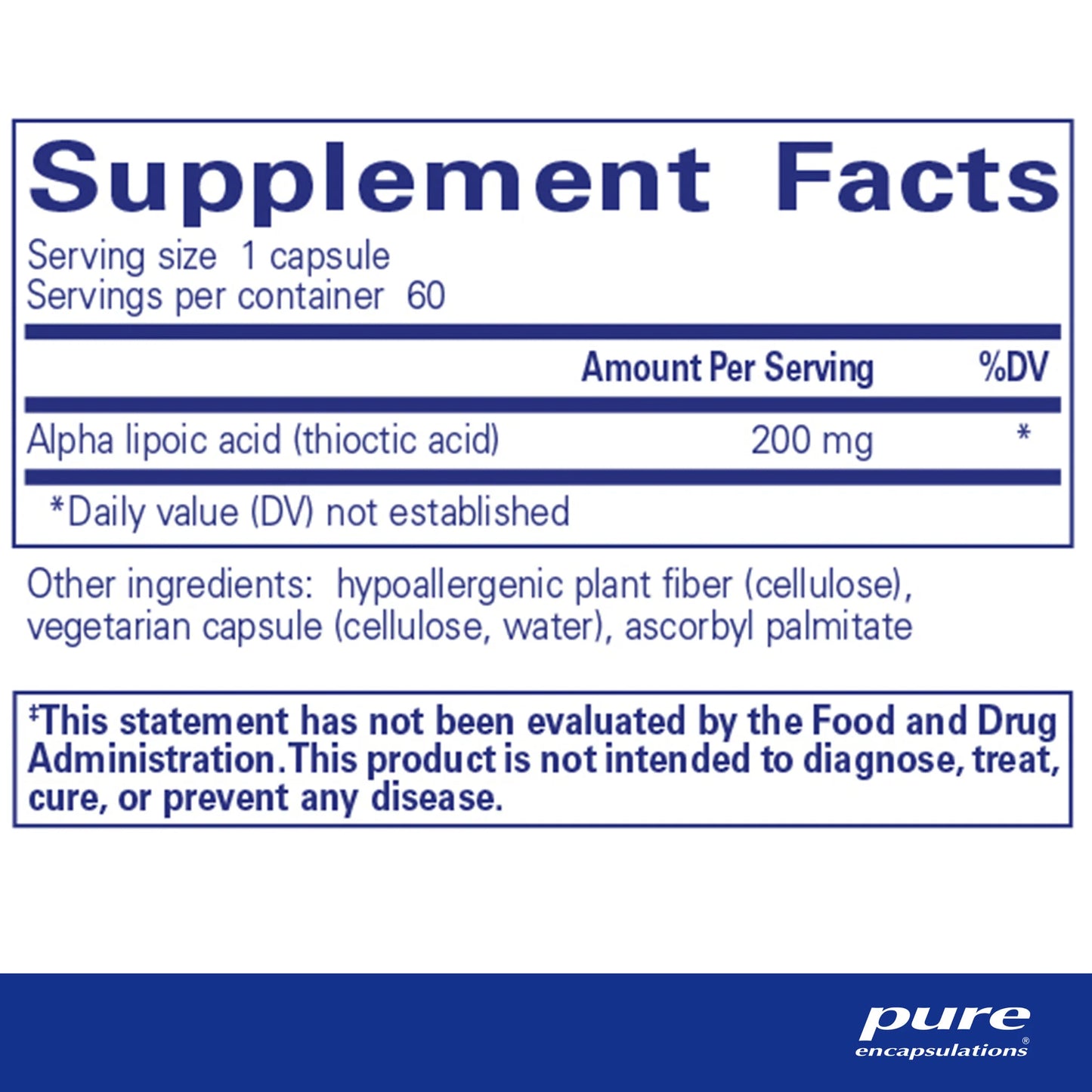Alpha Lipoic Acid 200 mg