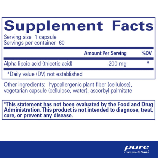 Alpha Lipoic Acid 200 mg