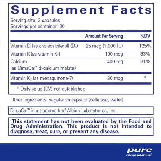 Calcium K/D - 180 capsules