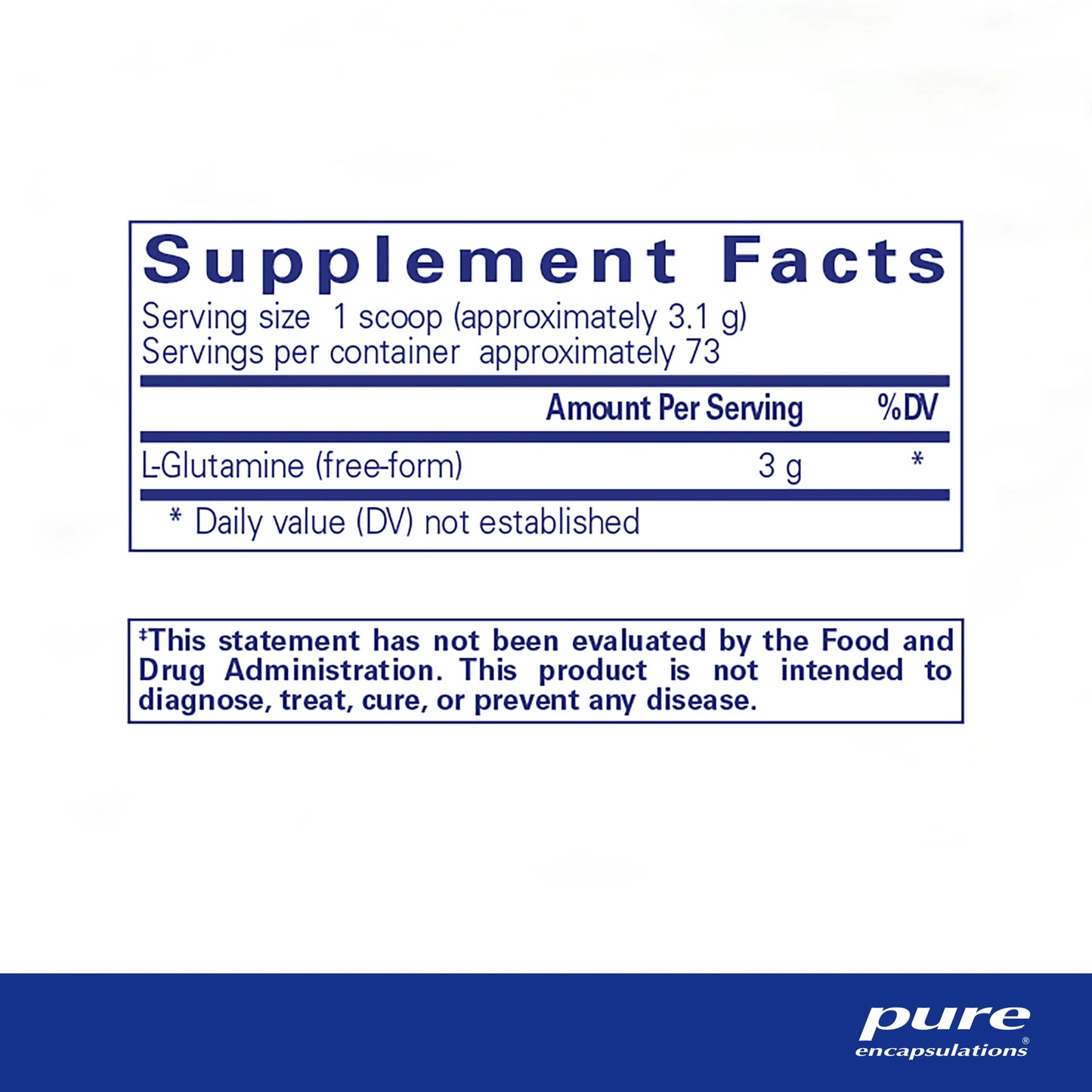 L-Glutamine powder - 8 oz. (227 g)